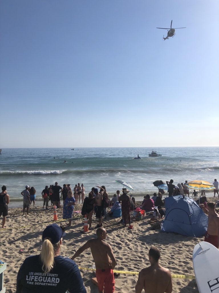 LACoLifeguards's tweet photo. #TowerIC RP left scene following initial reports. @LACoLifeguards saturated the water where the report was made and no persons were found. Search was conducted for approximately 1.5hrs. All units have been released, this is the conclusion of the #TowerIC https://t.co/LSVbnCvY1m