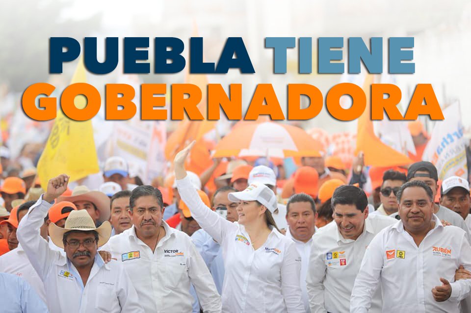 SalvadorVegaC's tweet image. Terminó el cómputo distrital en #Puebla y con 1 millón 152 mil votos @MarthaErikaA se convertirá en la primera Gobernadora en la historia de @AccionNacional y del estado. Enhorabuena, estoy seguro que los poblanos tendrán un gobierno que garantizará buenos resultados