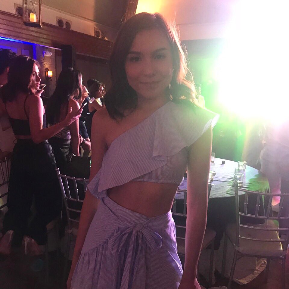 FansAlcantara's tweet photo. #KambalKaribal star Kyline Alcantara rocks a 2-piece blue outfit at tonight’s GMA Anniversary Thanksgiving Party! ✨#GMAAnniversaryParty https://t.co/W4P3voOgjs