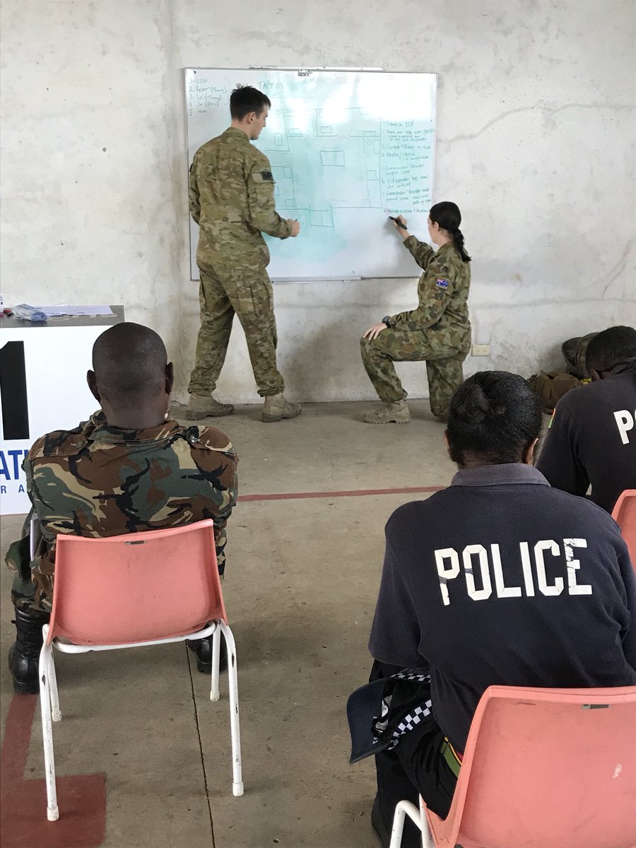 Week 1 of the #BrisbanesOwn led Ex VANUATU ALLIANCE down. We’ve done REACT, Planning, Orders, F/Aid, Coms and small boat ops. A great #buildingparterships activity with the #VanuatuPoliceForces. #YourADF <a href="/embarnett78/">Elisabeth Barnett</a> @OC_D_1MPAusArmy @CO_51FNQR <a href="/8_9_RAR_AusArmy/">8th/9th Battalion, The Royal Australian Regiment</a> @CO_8th9th_RAR