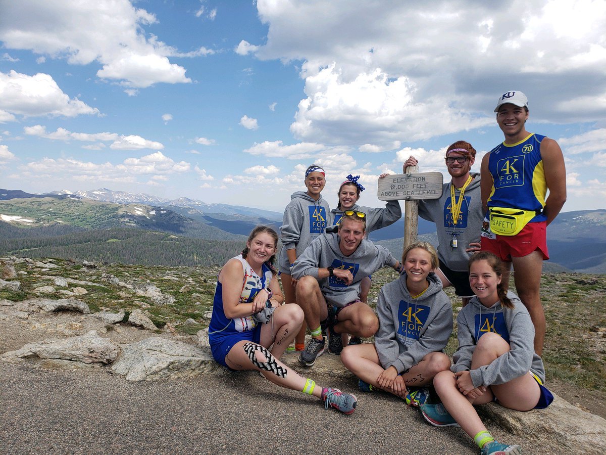 4KNewYork's tweet photo. Running at 12,005 ft the other day through @rockymountainnp in Colorado. Ran through Wyoming and into Nebraska today! #4kforcancer https://t.co/7ITtxXLrrK