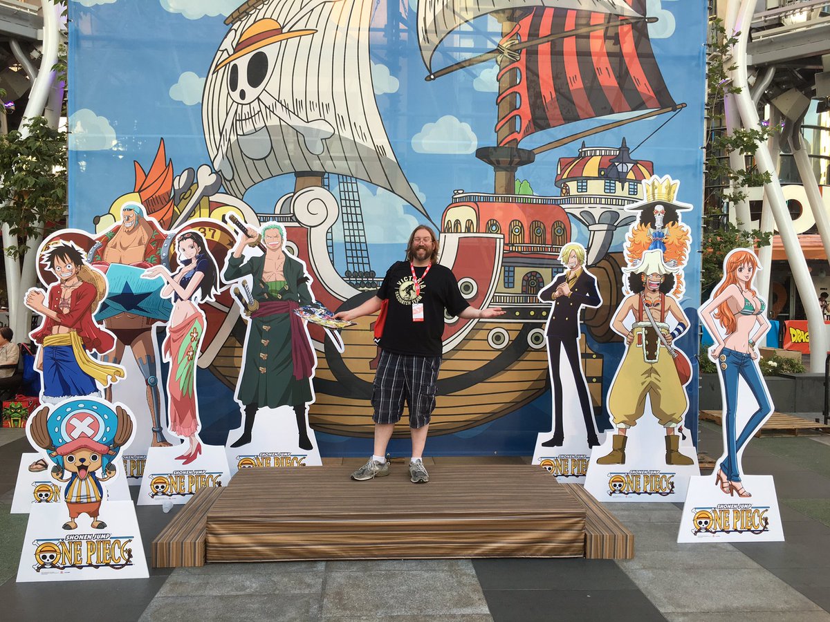 Seitz_Unseen's tweet photo. Hanging out with my nakama--and my alter-ego! #OnePieceAX https://t.co/bciYNNDCo6
