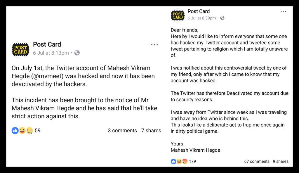 free_thinker's tweet photo. 8:13 pm: Hackers deactivated my account

8:39pm: Twitter deactivated my account.

😂😂

Reality: Terrified at the thought of more jail time after the @AltNews
Story. https://t.co/kkX4Fw37Ku