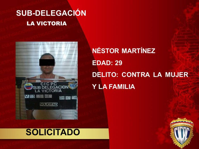 Durante el despliegue de Seguridad por parte de los funcionarios del #CICPC Aragua, la S/D La Victoria practicó la aprehensión de un sujeto por el delito de Violencia. Estamos contigo! <a href="/Cicpc064/">Delegación Estadal Aragua</a>