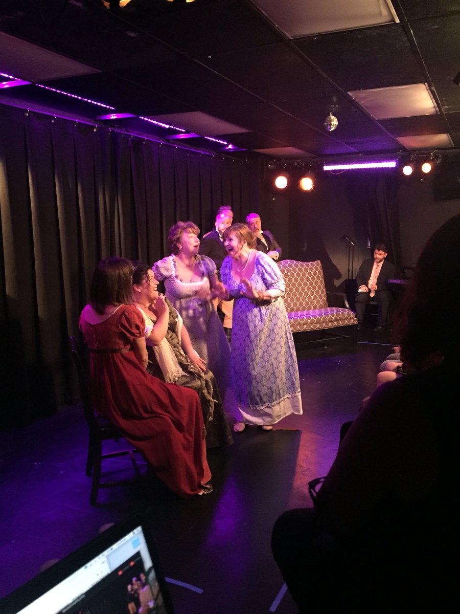 improtheatre's tweet photo. We’re LIVE with “Jane Austen Pop” on https://t.co/Qmjh3V6aK6
#PDU2018 #PDU #JaneAusten #LAThtr #Improvtheatre https://t.co/0XOVEh85Ep