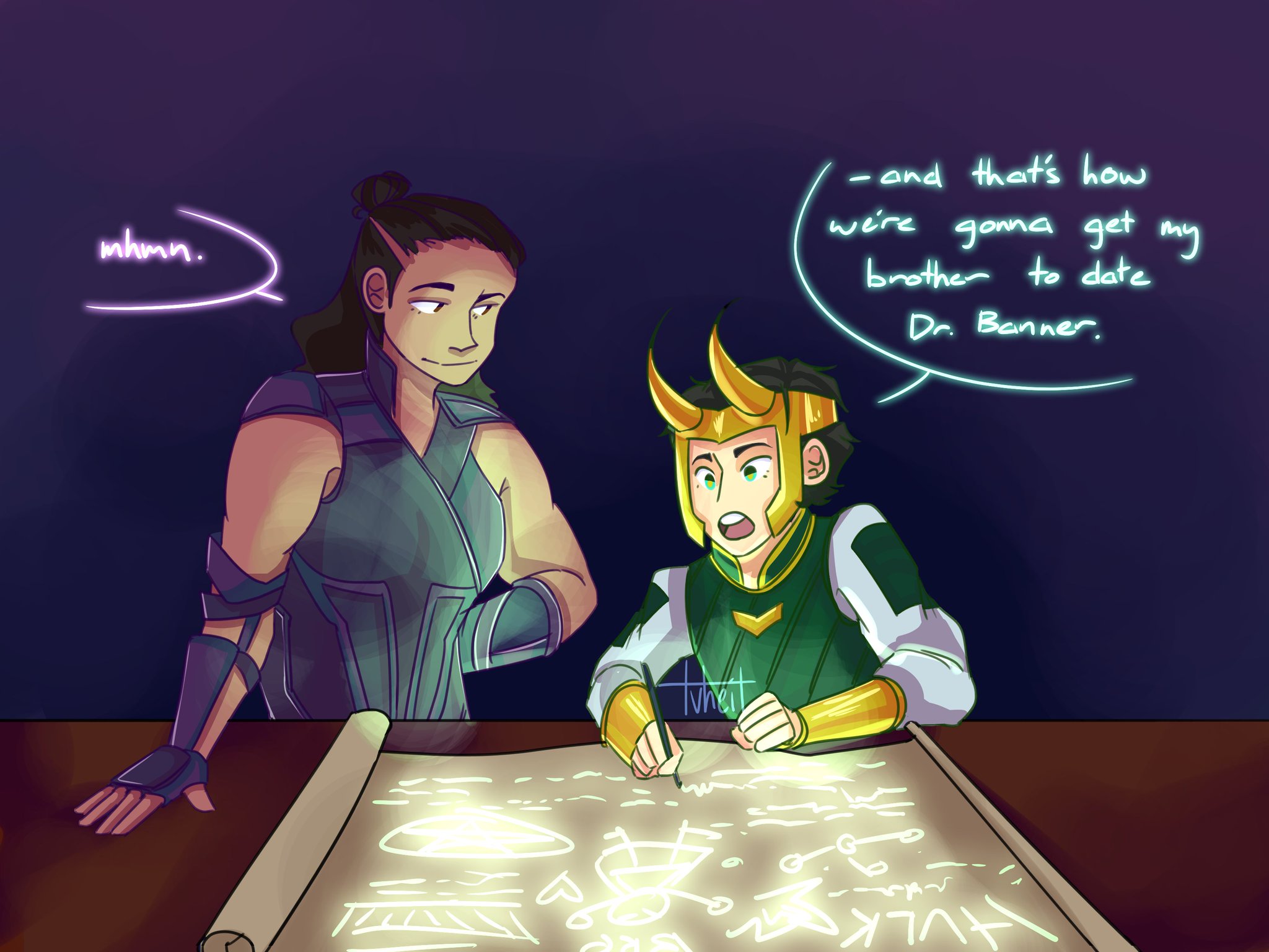 Hei On Twitter Kid Loki Is The Number One Thorbruce Shipper