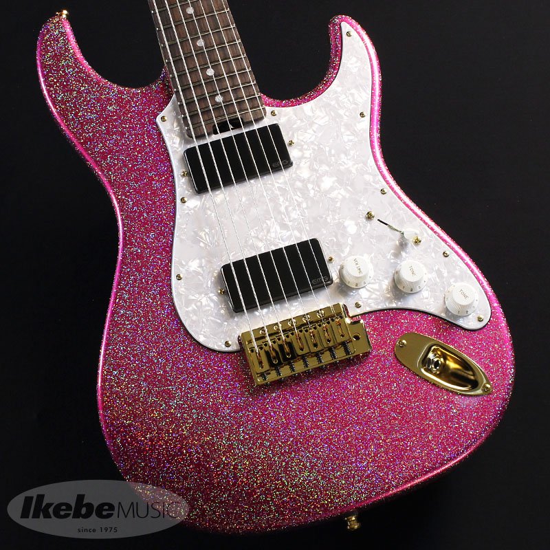 眩い輝きを放つTwinkle Pinkカラー！大村孝佳が使用するESP SNAPPER