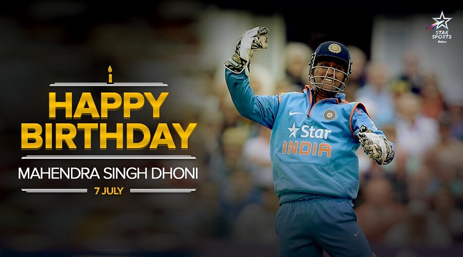 Happy Birthday Mahendra Singh Dhoni...        