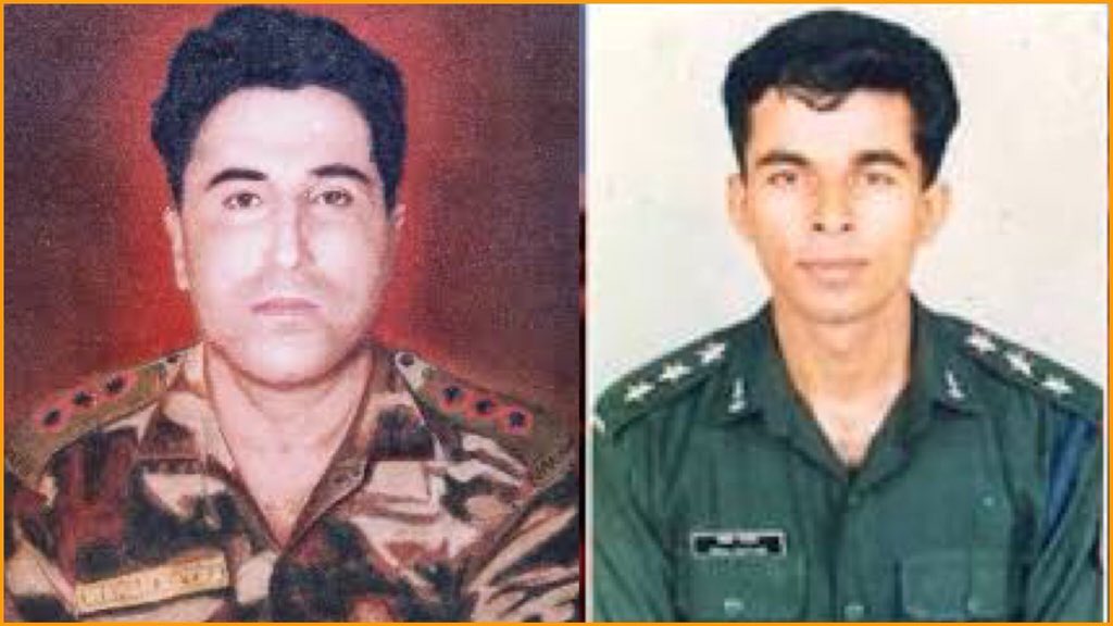 virendersehwag's tweet photo. Martyrdom day of two Legends-‘SherShah’ Captain Vikram Batra PVC, who led the capture of Pt 5140 &amp; went on to singlehandedly kill 5 enemy soldiers during the capture of Pt 4875 &amp; Captain Anuj Nayyar Mahavir Chakra. Shat Shat Naman to these incredible men🙏🏼Their legacy lives on https://t.co/FtYxlMGNWH