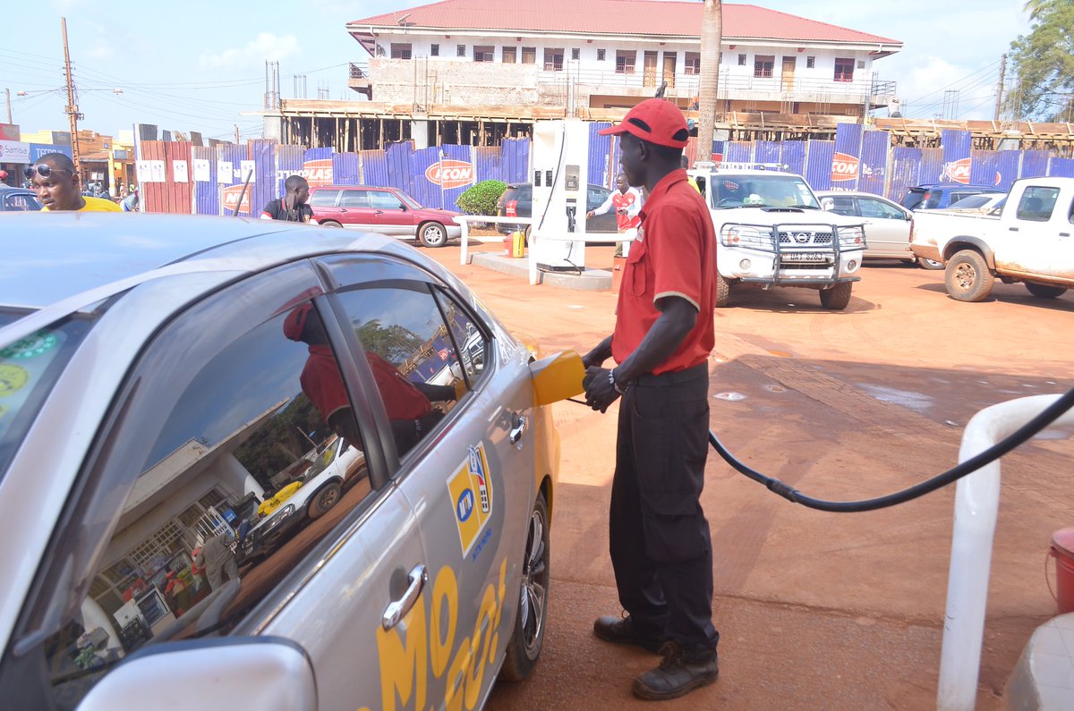 mtnug's tweet photo. Fueling up at @TotalUgandaInfo in #Jinja as we prepare for a 386km journey to Gulu where we are handing over a brand new car to another lucky #MoMoNyabo winner. What do you love about Gulu town? https://t.co/0gqeCNYOqO