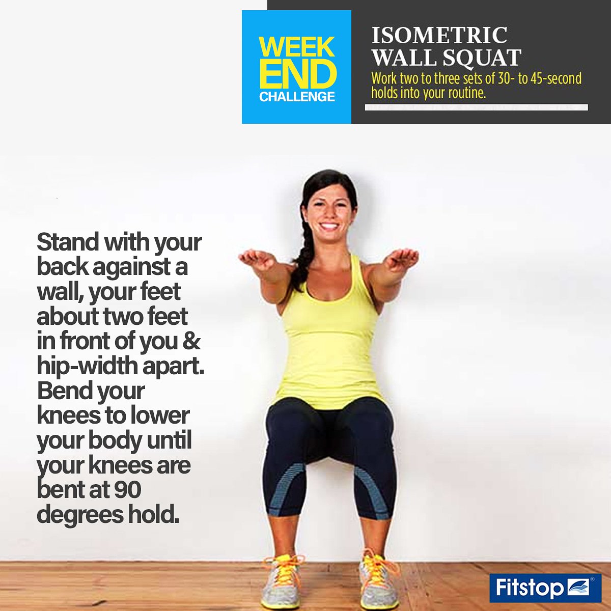 Fitstop15's tweet photo. How to do a wall squat exercise as part of a strength training workout at home.
Wall squats are great for sculpting your buttocks and thighs.
#fitstop #fitstop15 #fitstopsector15 #faridabad #exercise #buildbody #motivation #fitnessgoal #wallsquat #exerciseathome #homeworkout https://t.co/MRGy3HwLoA