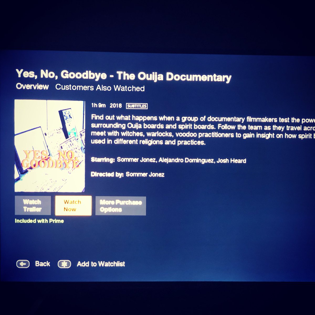 SpiritBoardFilm's tweet photo. Our #Ouija documentary is out now on #AmazonPrimeVideo  https://t.co/AZbI05r8yA https://t.co/sF7VTwrICz