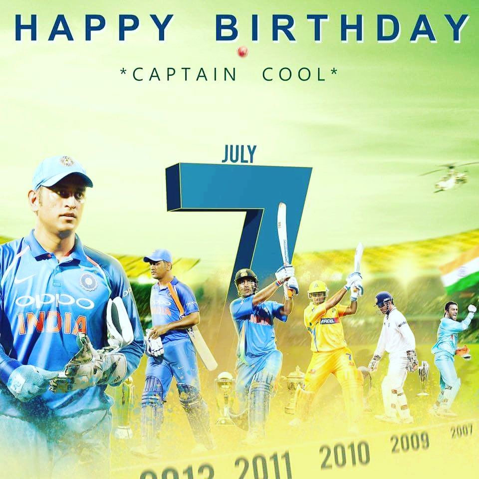 Ganesh_Spark96's tweet photo. Happy birthday thala Dhoni......
#captainever

@msdhoni https://t.co/l3SZdSakeC