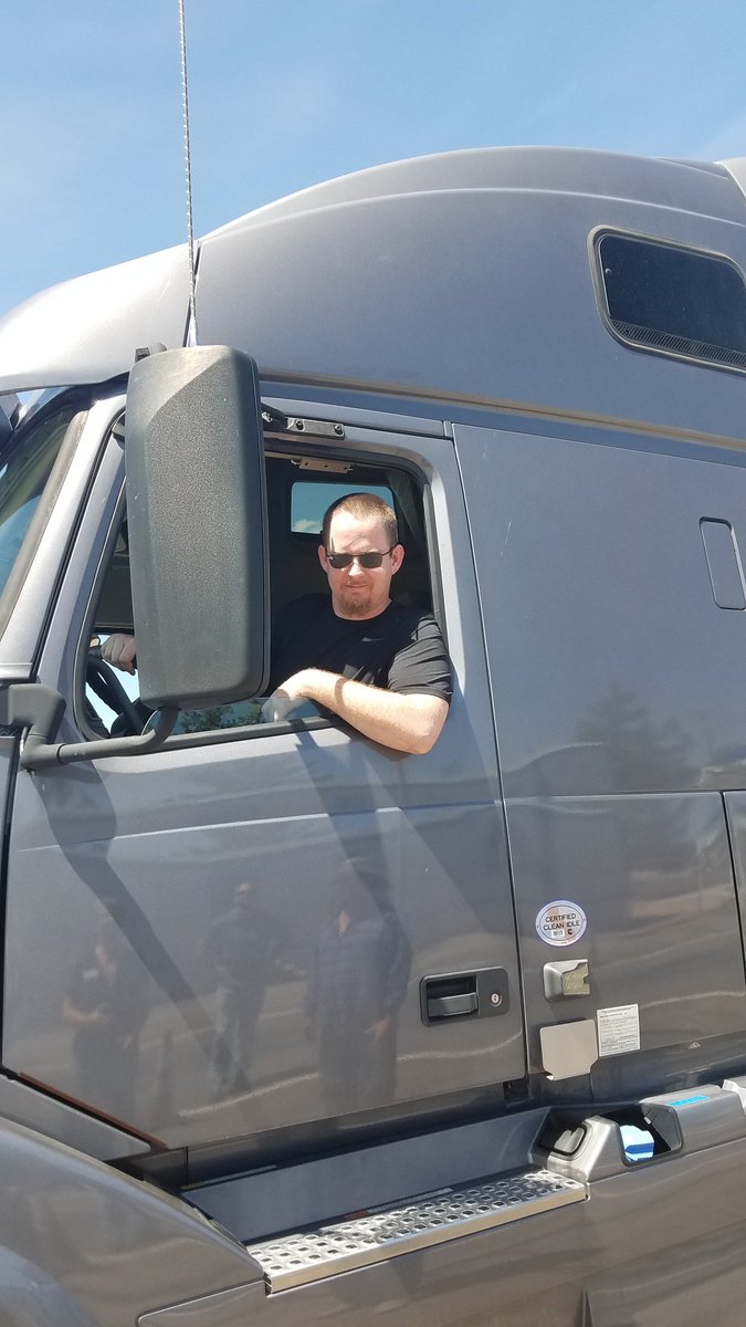 PCCTruckDriver's tweet photo. From Josh: PCC Truck Driver Trng staff is great &amp; very friendly. They were very welcoming to me. They also provided me w/ASL interpreters. I worked at a truck stop where I met a few Deaf CDL holders. It was my dream. Now I am. I’m very happy I passed. #PimaCCWorkforce @pimatweets https://t.co/wu3q1GbmhA