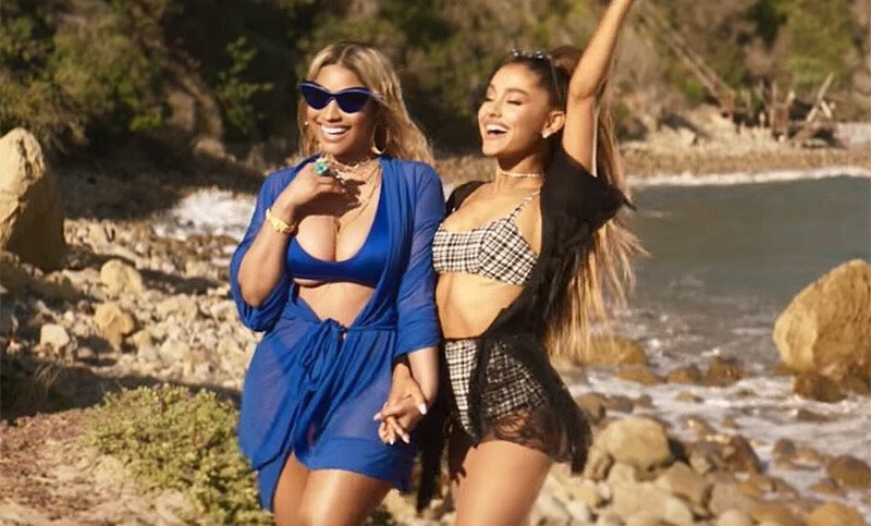komugiyamazaki's tweet photo. Ariana Grandeがフィーチャリングで参加している、Nicki Minajの新曲「Bed」のMVが公開されました✨✨
@ArianaGrande @NICKIMINAJ 

MV→ https://t.co/4hmqAjhnXJ https://t.co/BjgaBFRMoF