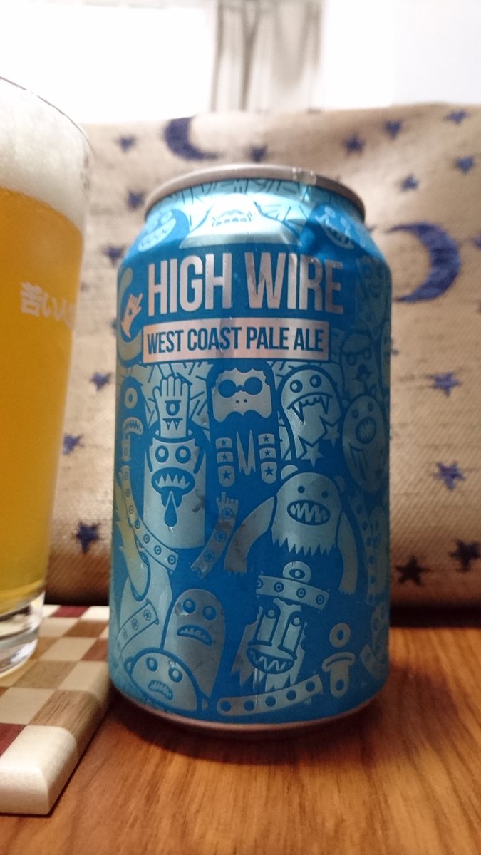 夏にぴったりグレープフルーツ感が強い、爽やかアメリカンペールエール🍺デザインがかわいい💕
#MagicRockBrewing #HIGHWIRE