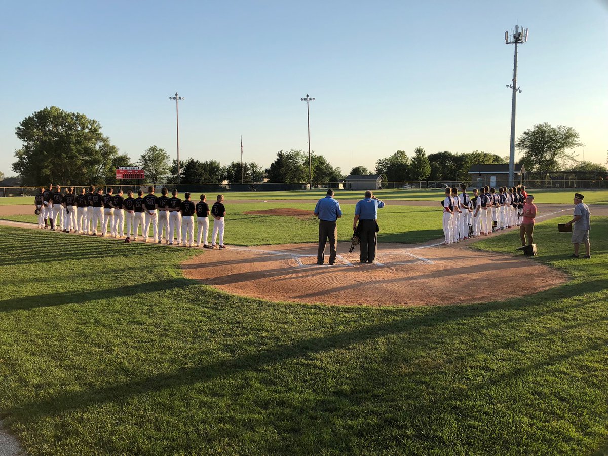 Empire Netting and Fence Jrs win their first district game tonight vs Springfield in 8 innings. 9-7.  

Ian Lanik pitched a great game, Brett Luedders gets the win.

Game 2 tomorrow at 5pm vs Blair (in Springfield)

Let’s Go Vikes! ⚾️