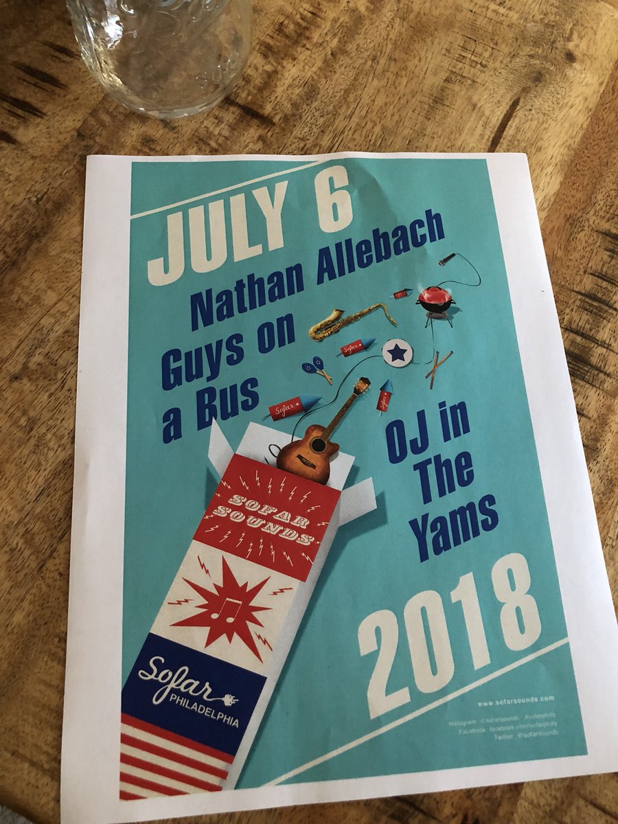 AmyMunz2's tweet photo. Check out @GuysonaBus
They play in Philly again Wednesday, July 11 at Green Haus #guysonabus https://t.co/zAaRnl35Ka