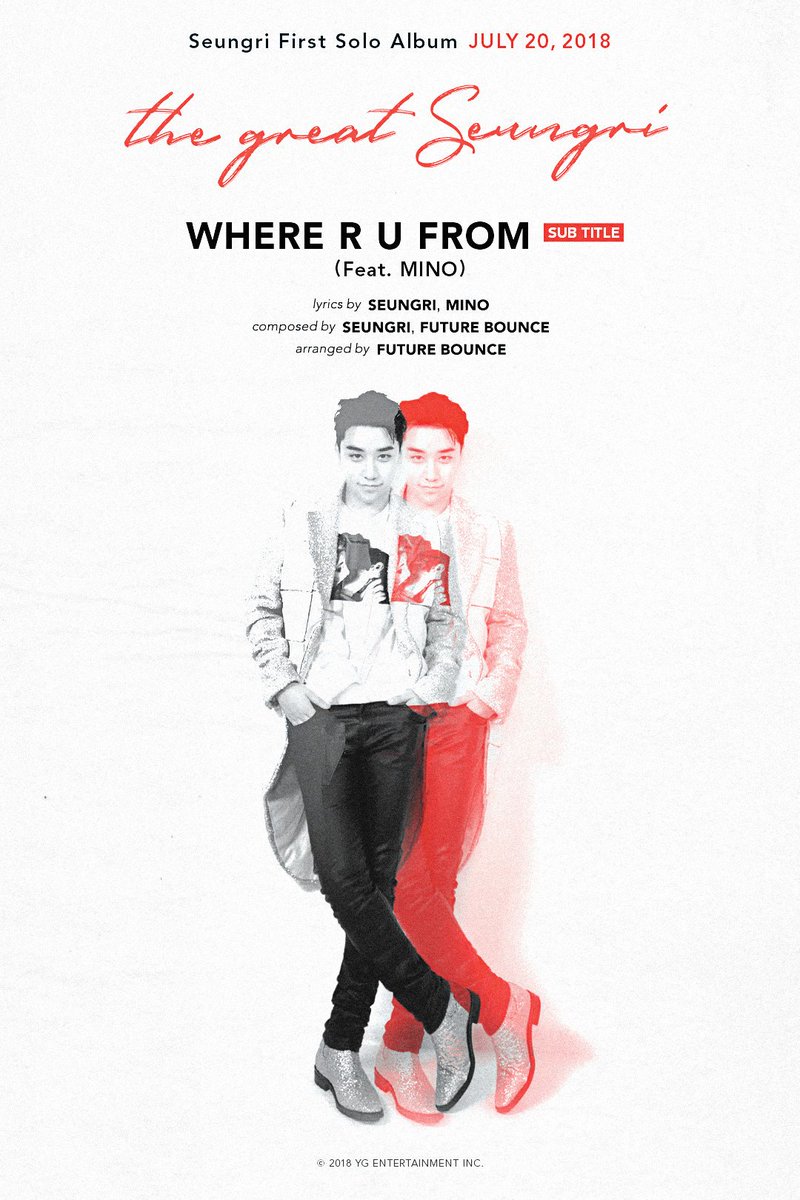 anotherofmewRi's tweet photo. from twt 😍😍
#TheGreatSeungri #SeungriFirstSoloAlbum #20thJuly2018 #WhereRUFrom #SeungriFeatMino https://t.co/IYx8sdkbQC