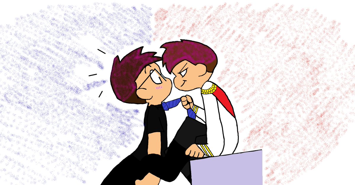 EmbroideredKiwi's tweet image. Little doodle of Logan and Roman!
💙❤️💙❤️💙❤️💙❤️💙❤️
#Logince #RomanSanders #LoganSanders #FanArtFriday #SupremeArtSunday @ThomasSanders @fandersART @FanderArtMuseum