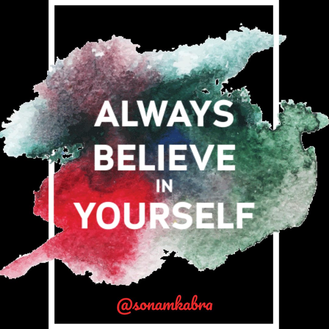 SonamKabra's tweet photo. Win, lose, or draw, but don't die not trying.
Always Believe in Yourself.
#belivethatyoucan👊 #belivethat💯 #thinkbig #juststartnow #startdoingstopdreaming #enjoyeverymoment #youcandoit #bepositive✌ #BeProtovian #OneLife #NeverSettle #Wantrepreneur #entrepreneurship https://t.co/0IxWm3Jhxx