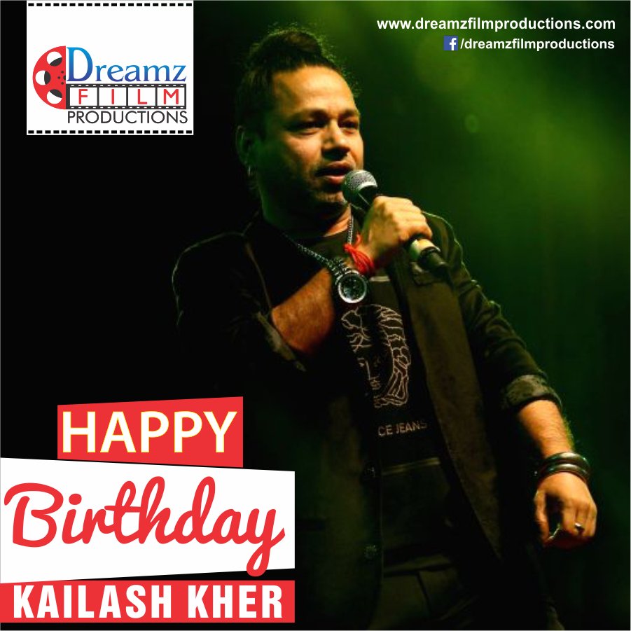  wishes a very  to Kailash Kher (renowned singer) 