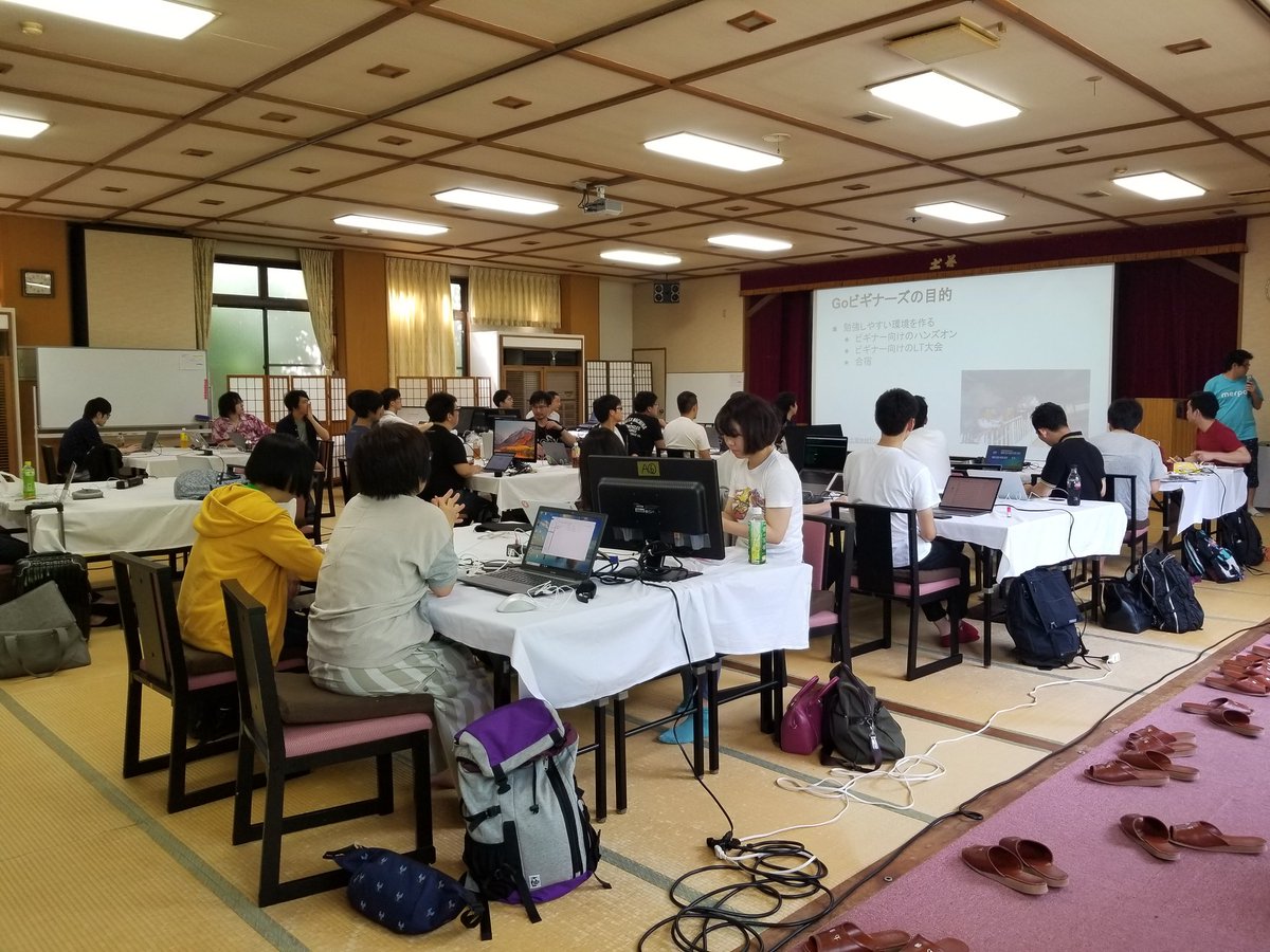 CyberMergina's tweet image. 始まりました! #golangjp