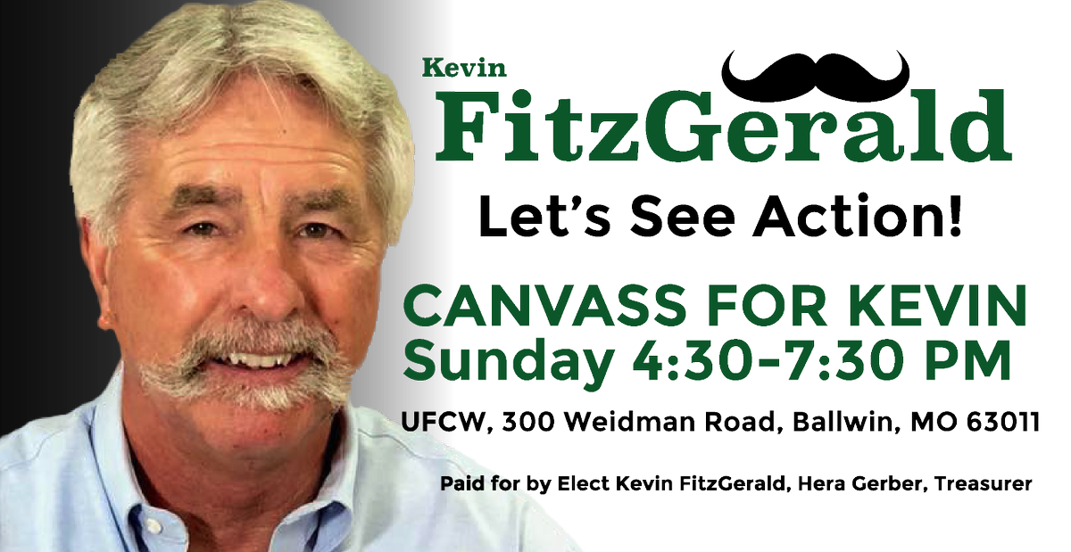 KevinForMO89's tweet photo. Frustrated about the state of Missouri? Knock some doors for Kevin FitzGerald. He will be out in Ballwin on Sunday from 4:30 to 7:30 pm! Click here for details: https://t.co/FN90JX569x @STLYoungDems @WestCoHuddle @CFieldDems @MO2ndDist4Chg @MoDemParty #KevinForMo89 https://t.co/0m6gVt5NdX