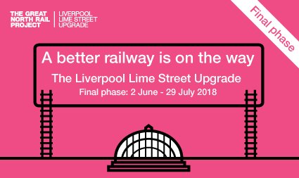 Merseytravel's tweet photo. From 2019 3 extra trains will be able to run in/out of #LimeSt every hour inc new direct services to Scotland. Major upgrade work is taking place between 2 June-29 July to make this happen @nationalrailenq #KeepLiverpoolMoving https://t.co/tOSHUf7b4D https://t.co/Euo9sdqmcM