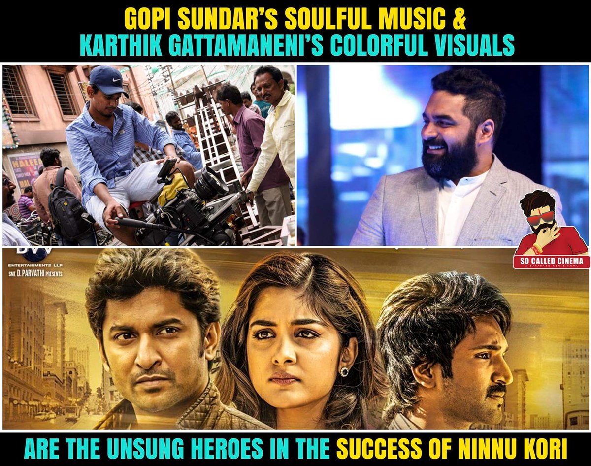 jahnu654's tweet photo. #KarthikGhattamaneni Cinematography &amp; #GopiSunder Music Took #NinnuKori To Peaks Adding To Brilliance Of @NameisNani @i_nivethathomas @AadhiOfficial Performances #1YearForNinnuKori 😍❤️❤️❤️❤️ #NinnuKori #LetsWelcomeLife https://t.co/MsyQfT8RVS