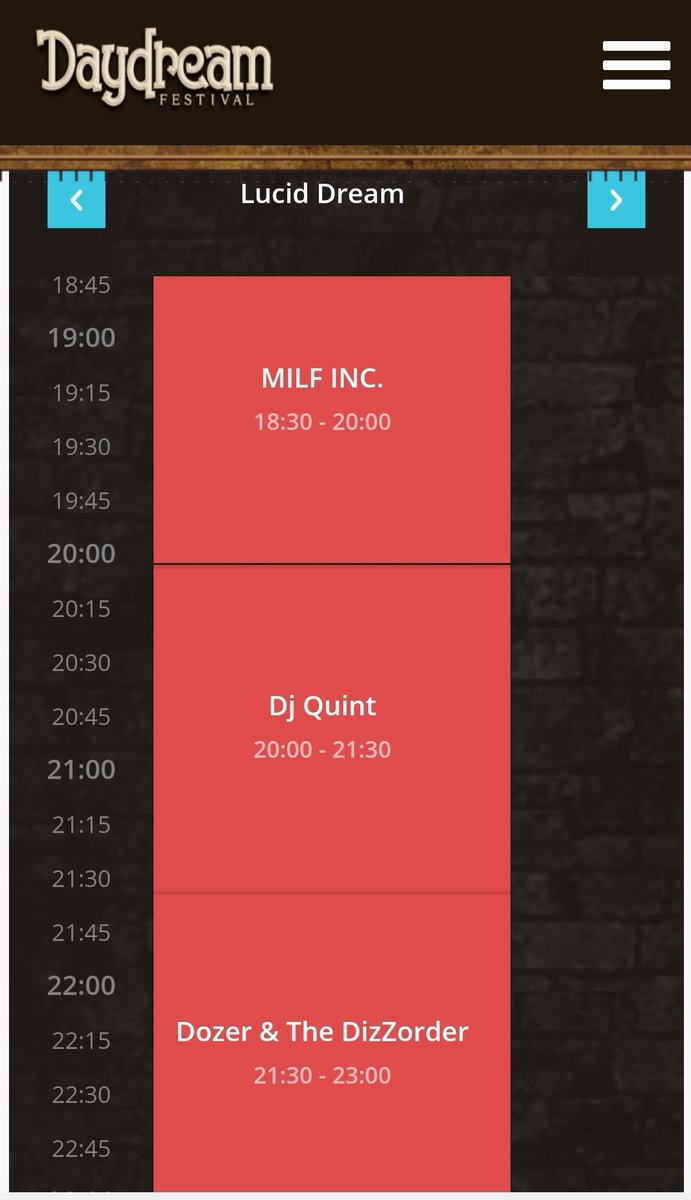 Part3  #TimeTable #LucidDream #Freestyle stage at <a href="/daydreamFstvl/">Daydream Festival</a> next saturday @T73music #M84 <a href="/DJFreezeNL/">DJ Freeze</a> #djQuint <a href="/djDozer/">Edosa</a> <a href="/TheDizZorder/">The DizZorder</a>