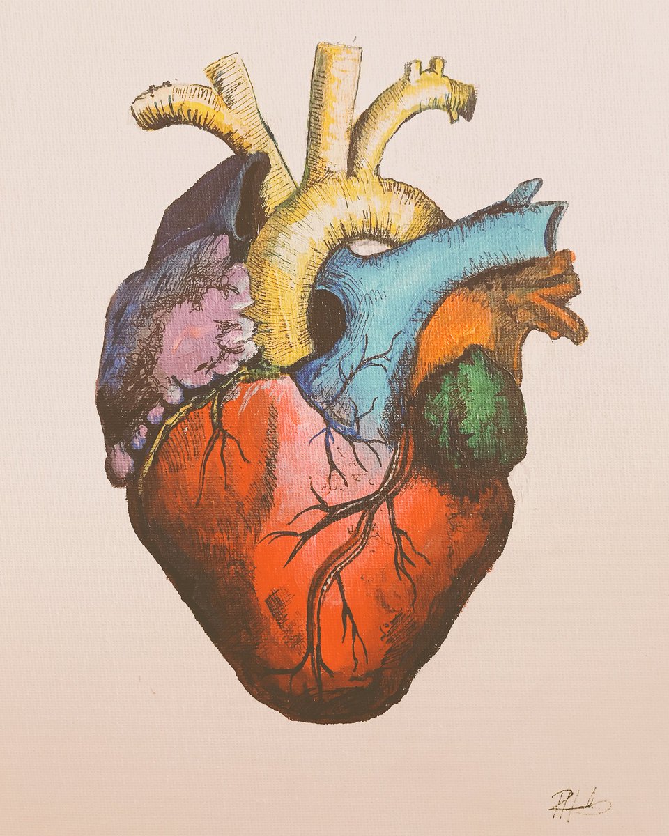 robhouchen's tweet photo. Painted a little Heart Full of Love #Pride https://t.co/dC6ugywKDs