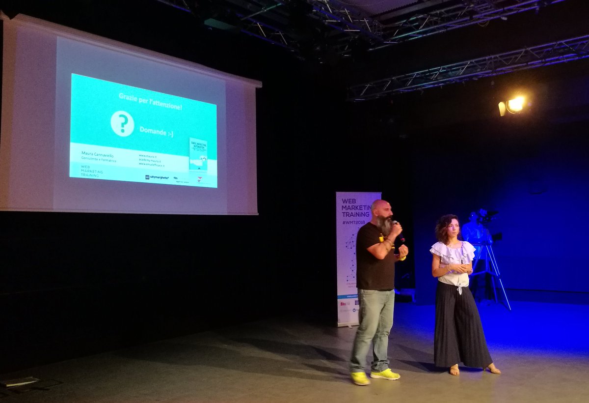 WMT2018's tweet photo. "Domanda di quelle puntigliose.
E lo spam come lo gestiamo?"
#emailmarketing #emailmarketingautomation #emailefficace 
Ottimo speech di @marghette al #WMT2018 https://t.co/2j9trAGFZj