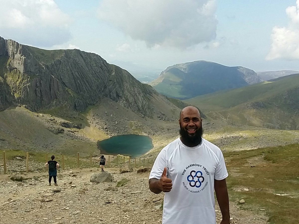 Enroute to #Snowdonpeak with Team Harmony! Still Believing!