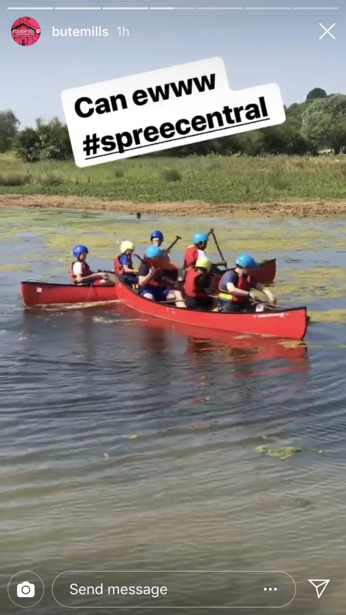Youthscape's tweet photo. This weekend we’ve sent 18 young people off to #SpreeCentral with @ramcnerney, Gemma &amp; Faith
Looks like they’re having an amazing time. Thanks @urbansaints! https://t.co/AP1jUiz9sK