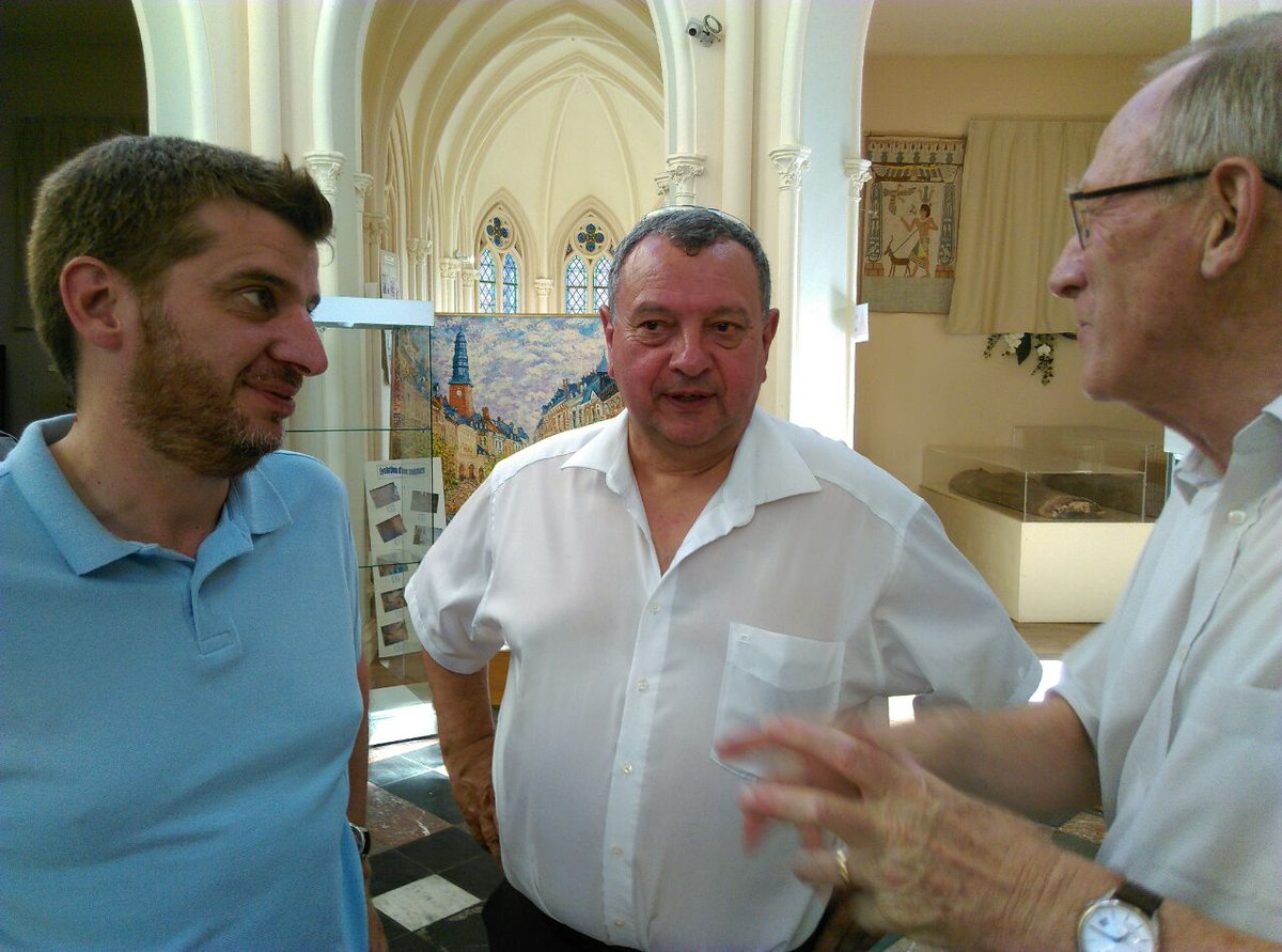 JLeclabart's tweet photo. Vernissage de l'exposition de Madame #DominiqueBatty à la Chapelle de #Louvrecourt avec à mes cotés  #ChristianVlaeminck maire de #Doullens #MarieChristinePhilippin adjointe à la Culture et #ClaudeMaquet président des #AmisD Musée. Vendredi 6 juillet 2018 https://t.co/cpmVgYtrU5
