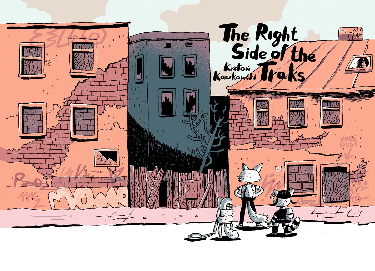 The Right Side of the Tracks. Short comic for "Brudno" Zine. 
Written by <a href="/annakrzton/">Anna Krzton</a>