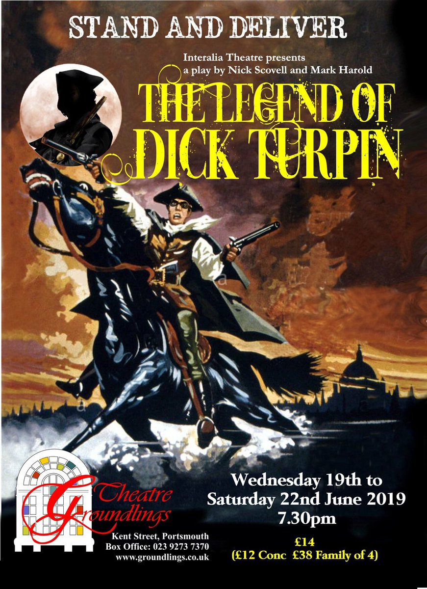 We promised you Dick Turpin and we always try to deliver! #comingsoon <a href="/GroundlingsUK/">Groundlings Theatre</a>