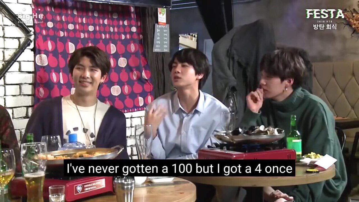 RelatableJin's tweet image. When you’re sharing your results with friends after a test