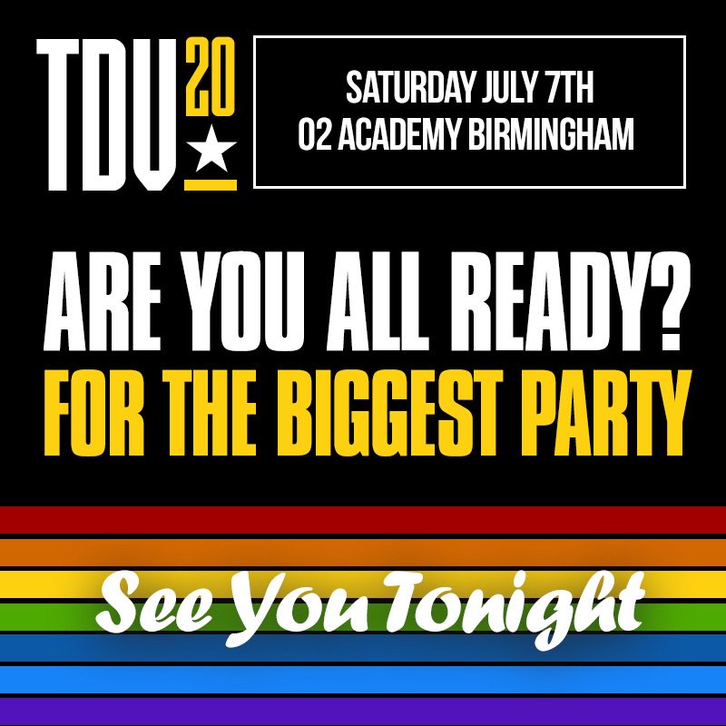SEE YOU THERE TONIGHT - Memorial doors open at 6:15pm - get there early. main club event open at 9pm - we also have 100 tickets on the door for last minute lovers.