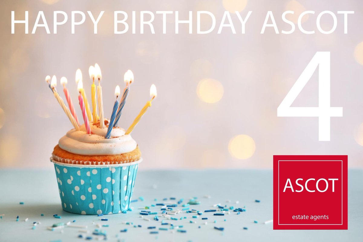 ascotEA's tweet photo. Happy Birthday to us!! 4 today! 🎈 🎂 🎊 https://t.co/KjsZUWIK8O