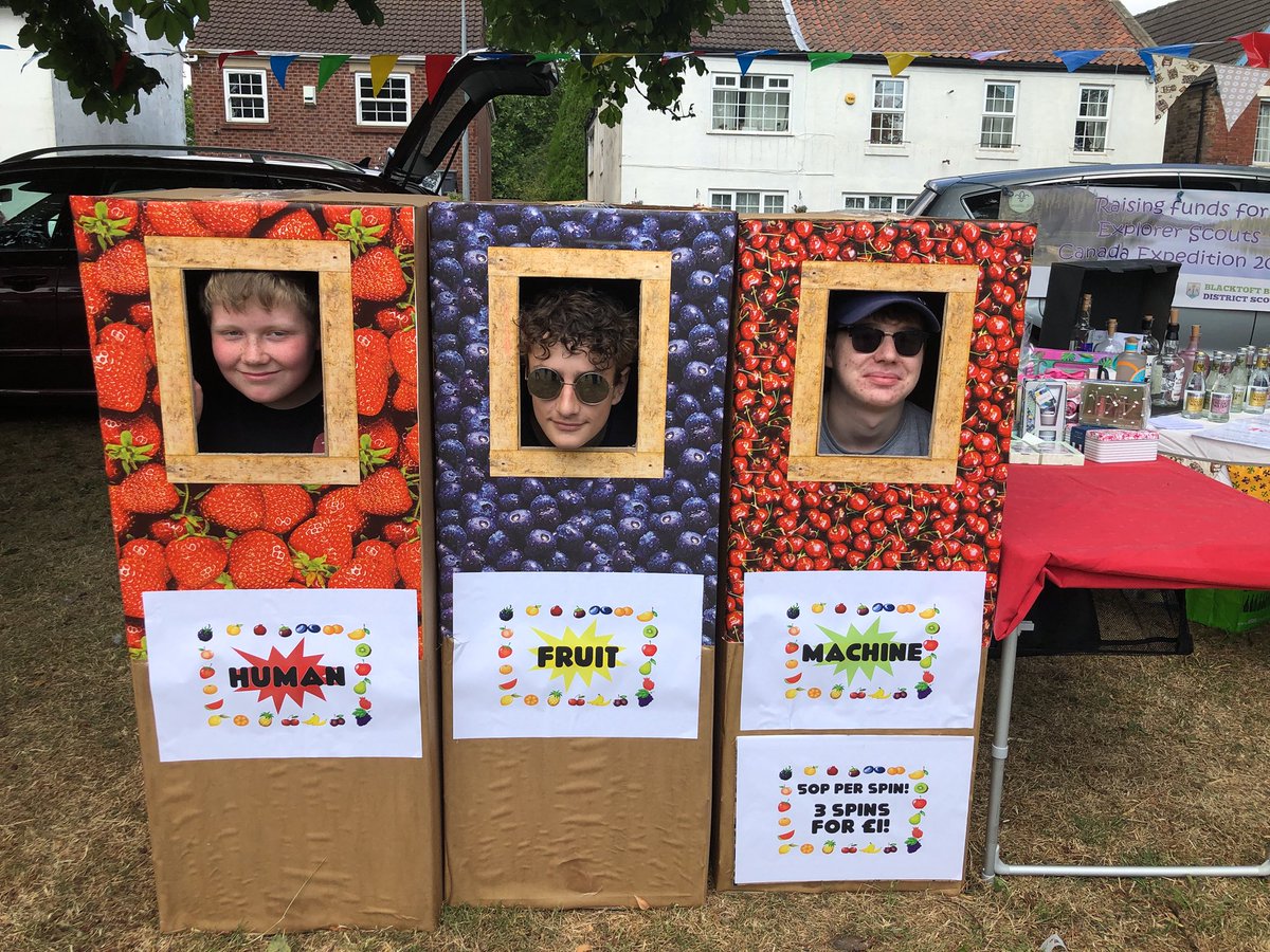 canada_2019's tweet photo. #games #treats #raffle #fun #humanfruitmachine #stocks ☀️☀️☀️💦💦💦@Blacktoftscouts @RorykershawBW https://t.co/DmEIxdNMVi