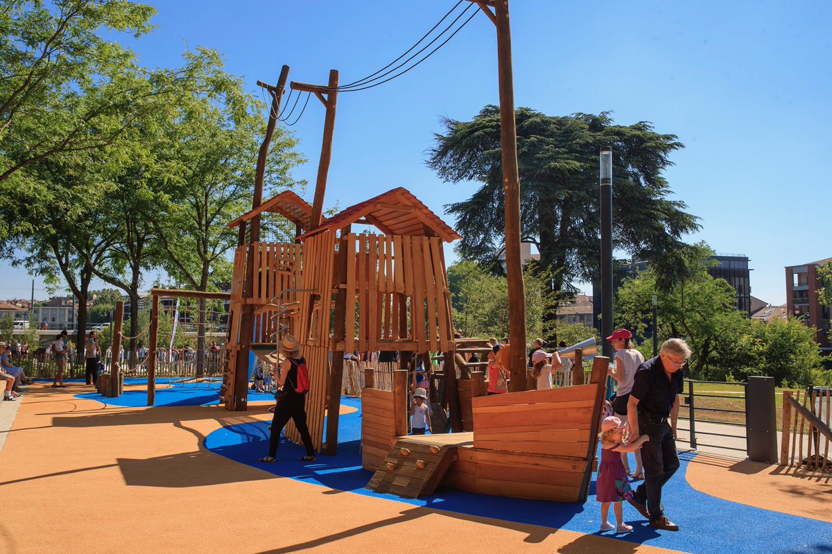 Jean Luc Moudenc Inauguration Du Theatre De Verdure Du Ramier Ce Grand Espace Nature Est La 1ere Realisation Sur L Ile Du Ramier Il S Inscrit Dans Un Programme D Amenagement Plus Vaste Prevu