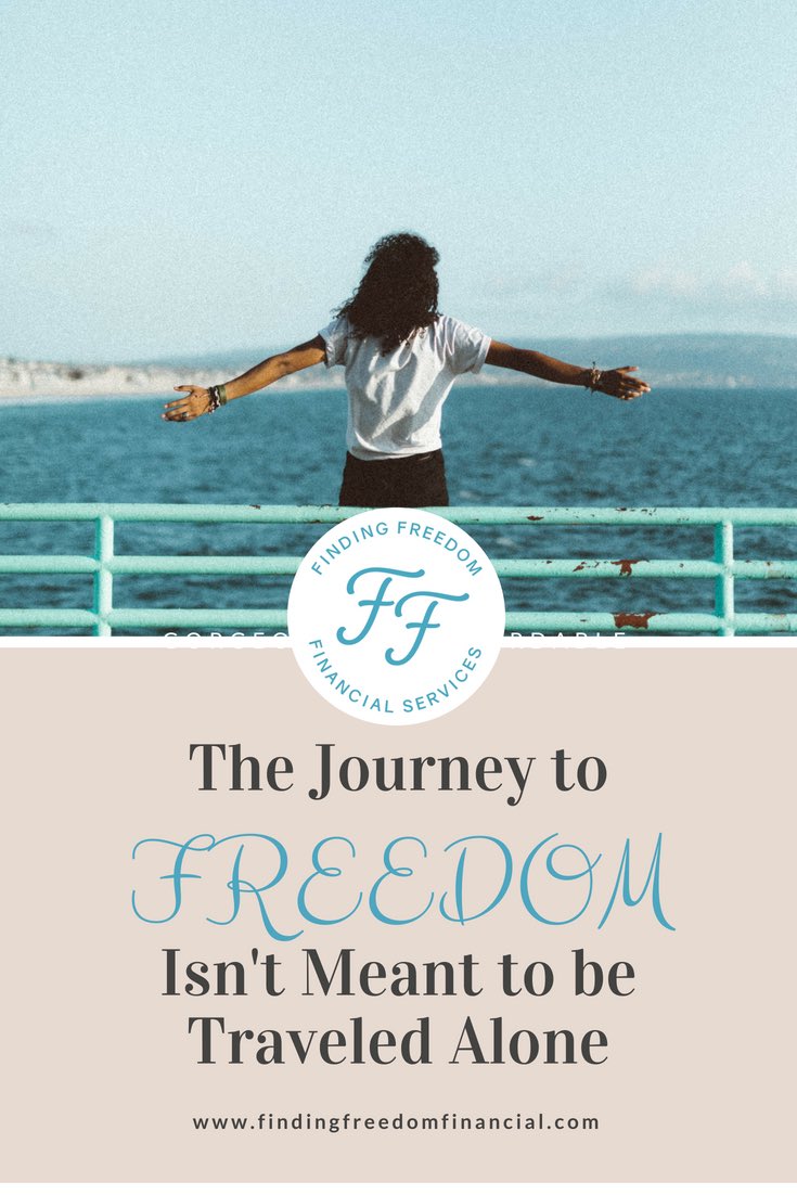 The road to financial freedom can be challenging - doing it with others can make it better! #financialfreedom #financialpeace findingfreedomfinancial.com/the-journey-to…