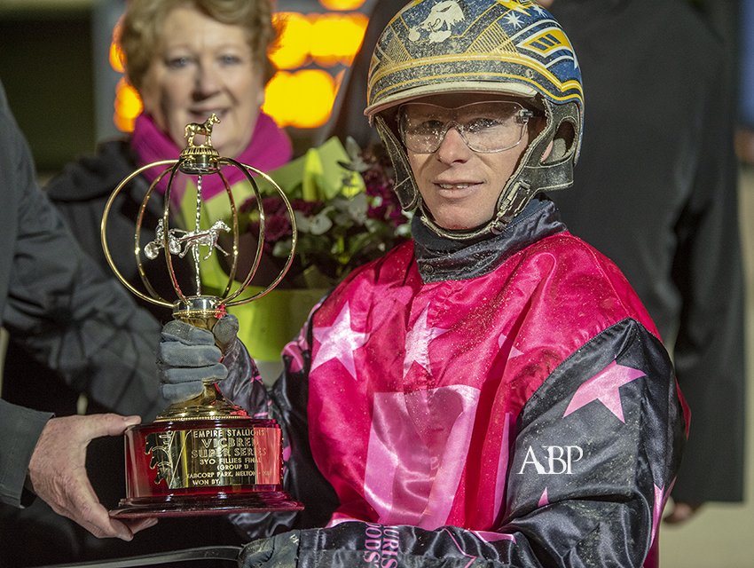 ashbrennanphoto's tweet photo. Group One @EmpireStallions Vicbred Super Series 3YO Fillies Final - SPEAK NO EVIL / @TonkinStewart & Mark Pitt #TheTrots #VSS18 https://t.co/liJCsABeZ0