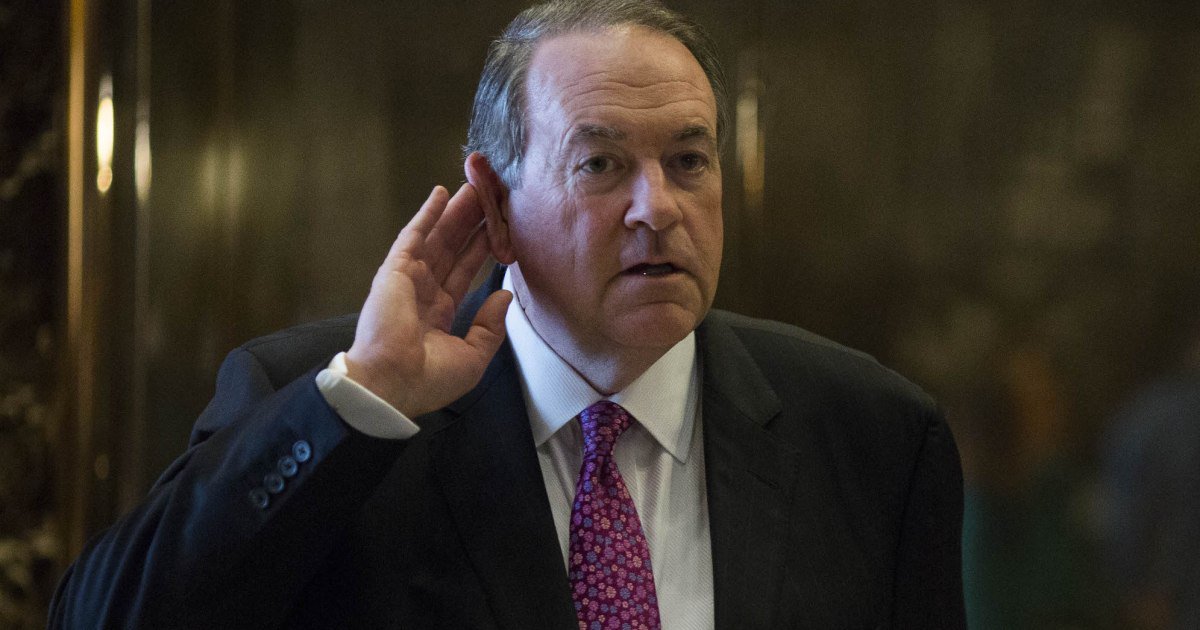 Mike Huckabee went to Qatar and said Qatar was a great place. 

Mike Huckabee did not reveal he was paid $50,000 by a lobbyist for Qatar. bit.ly/2MJN8uS