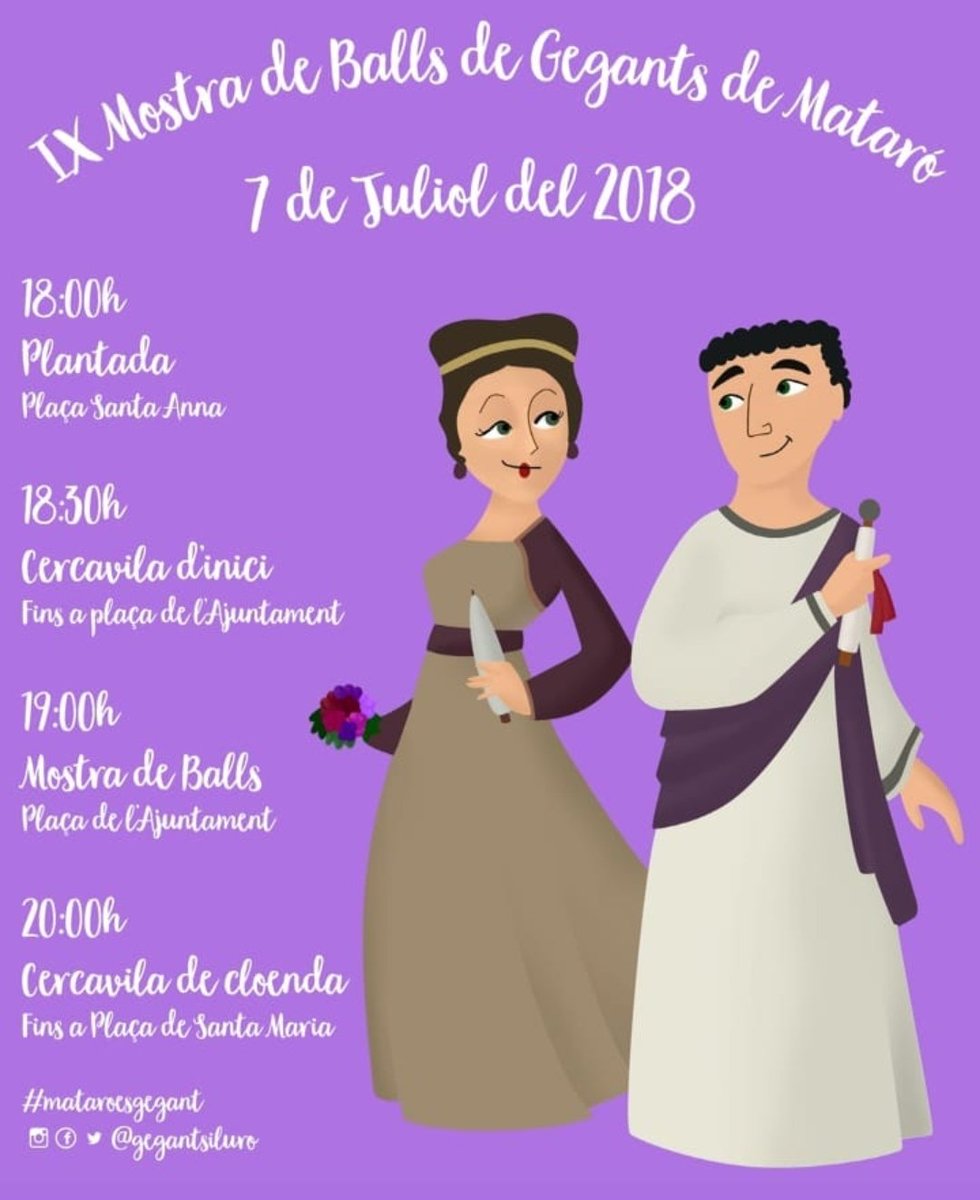 GGantsVilamajor's tweet photo. Aquesta tarda tots cap a Mataró! @GegantsIluro @savilamajor_cat @geganterscat https://t.co/qYXYyjOLxt