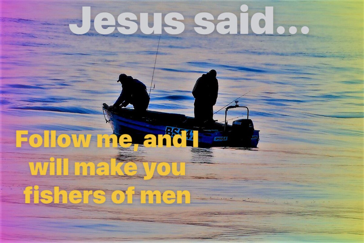 JesusFuelsMe's tweet photo. #JesusSaid........
#matthew4v19 #SaturdayMotivation https://t.co/y85MzIacax