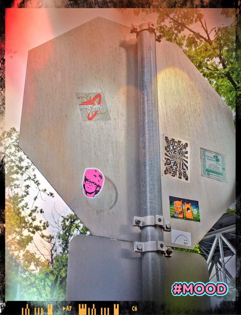 'I see a little silhouette of a #PinkAdam ... Scaramouche, Scaramouche will you do the fandango...' 🤘🚀👑 
_
#PinkAdamStreetTeam #pinkadamgetsaround #stickerslaps #StickerArt #graphicdesign #graphicart #adamclayton #fun #streetart #urbanart #streetartfiles #streetreppin #U2