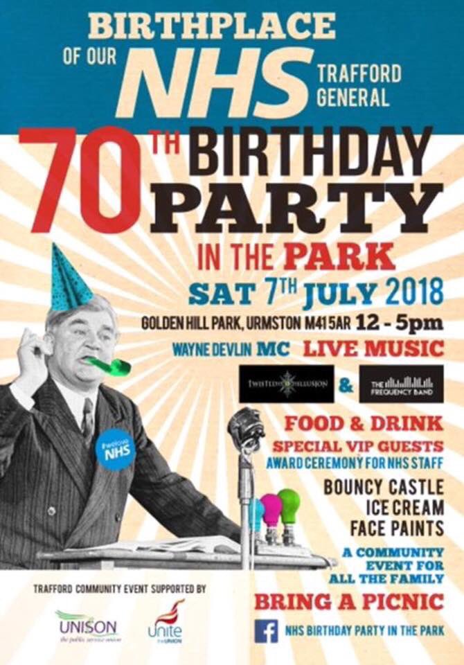 Today we will be celebrating the 70th Birthday of the NHS come down and see us #funinthesun #inflatablefun <a href="/Joanne13Harding/">(((Joanne Harding)))</a>